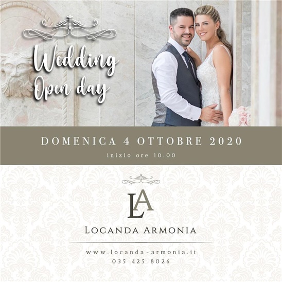 Wedding open day in Locanda Armonia