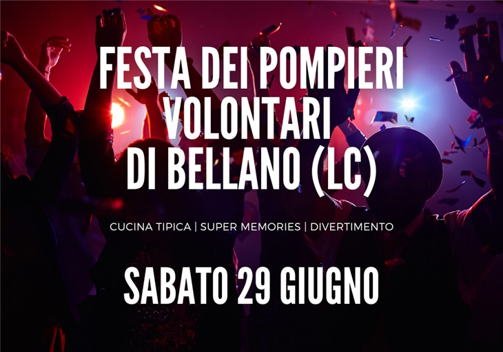 Festa dei pompieri volontari di Bellano