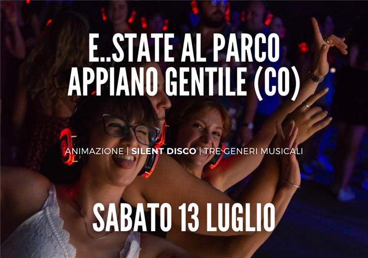 Silent disco ad Appiano Gentile