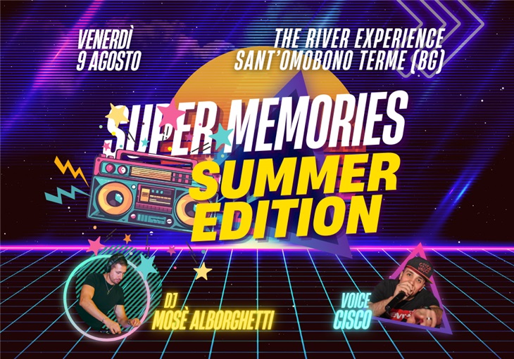 Super Memories summer edition a Sant'Omobono Terme